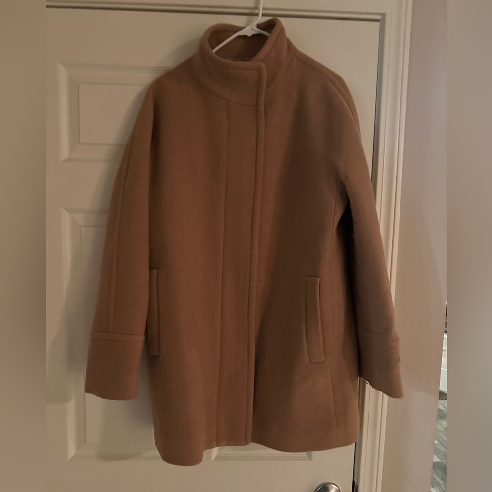 J. Crew Women's Camel Trench Coat